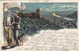Heidelberg Ansichtskarte / Postkarte / Litho / Mondscheinkarte / Alt Heidelberg -