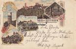 Göttingen Ansichtskarte / Postkarte / Litho Gruss aus Göttingen. - Mariaspring, Plesse... -