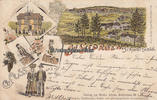 St. Georgen / Schwarzwald Ansichtskarte / Postkarte / Litho Gruss aus St.Georgen Schwarzwald, Gewerbehalle -