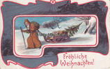 Deutsches Reich Ansichtskarte / Postkarte / Nikolaus / Weihnachtsmann / Fröhliche Weihnachten ! -