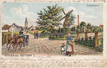 1901 Ansichtskarte / Postkarte / Litho / Gruss aus Gettorf. Bergstrasse. 2-3