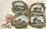 Apenrade / Aabenraa / Dänemark 1905 Ansichtskarte / Postkarte / Kleeblatt / Prägekarte / Gruss aus Apenrade. 2-3