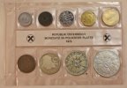 Österreich Münzsatz Republik Österreich,Münzsatz in Polierter Platte -