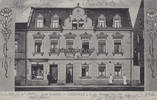 Oelsnitz i. V. Ansichtskarte / Postkarte / Café Schmidt. - Oelsnitz i. V. - Fernruf Nr. 140. -