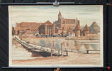 Marienburg / Malbork / Polen Schulwandkarte / Schul Lehrtafel / Rollbild Karte / Geschichte / Marienburg -