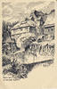 Marburg a/L Ansichtskarte / Postkarte / Künstlerkarte von Lud. Müller / Partie vom Platz ... -