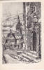 Marburg a/L Ansichtskarte / Postkarte / Künstlerkarte von Lud. Müller / Vor dem Landgericht -