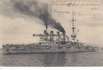 Deutsches Reich 1914 Ansichtskarte / Postkarte / Feldpost / S. M. S. Schleswig-Holstein 2