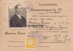Bundesrepublick Deutschland Deutsche Bundesbahn / Personenausweis Nr 39 -