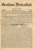 Genthin Genthiner Wochenblatt. / No. 81. / Die Denkmalsweihe des Zieten'schen Husaren-. -