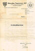 Rheydt / Mönchengladbach Beileidsschreiben - Rheydter Turnverein 1847 / Im Feindesland gefallen -