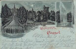 Cassel / Kassel Ansichtskarte / Postkarte / Litho / Mondscheinkarte / Gruss von Wilhelmshöhe ... -