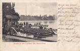 Cassel/Kassel Ansichtskarte / Postkarte / Gruss aus Cassel / Bassin in der Carlsaue mit ... -