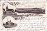 Rothenditmold / Kassel Ansichtskarte / Postkarte / Litho / Gruss aus Rothenditmold. / Spinnerei / ... -