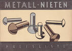 Altena (Westf.) Broschüre Metall=Nieten Preisliste / Friedr. Klinke Söhne / Nietenfabrik / ... -
