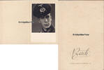 Hagen i/W Fotokarte / Soldat mit Mütze / eingeklebt in Schutzhülle / Bach, Hagen i/W -