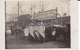Deutsches Reich Handwerk / Fotokarte / Gott segne das ehrbare Handwerk / Metzger vor ihrem.. -