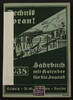 Drittes Reich Datsch / Technik voran! / Jahrbuch mit Kalender für die Jugend -