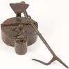 Deutsches Reich / Hessen ? Bergbau / Froschlampe / Öllampe / Grubenlampe -