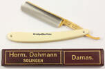 Deutsches Reich / Solingen / Arabien Rasiermesser, Luxusausführung / Herm. Dahmann Solingen / Damas. -