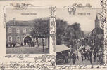  1907 Vicht / Stolberg Ansichtskarte / Postkarte / Gruss aus Vicht / Restaurant Nelissen / Kirmes in .. 2