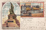 Essen Ansichtskarte / Postkarte / Litho / Gruss aus Essen / Grosse Schiffskanonen / .. -