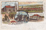 Duderstadt Ansichtskarte / Postkarte / Litho / Gruss aus Duderstadt / Ursulinerin Kloster -