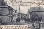 Duderstadt Ansichtskarte / Postkarte / Duderstadt / Bahnhofstrasse m. evang. Kirche -