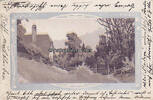 Deutsches Reich Ansichtskarte / Postkarte / Künstlerkarte / Jugendstil / Landschaft mit Haus -
