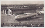 Friedrichshafen / Bodensee / Baden - Württemberg Ansichtskarte / Postkarte / Luftschiffbau Zeppelin mit Graf Zeppelin(Luftbild) -
