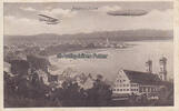 Friedrichshafen / Bodensee / Baden - Württemberg Ansichtskarte / Postkarte / Zeppelin und Flugzeug / Friedrichshafen -