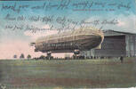 Metz / Frankreich Ansichtskarte / Postkarte / Zeppelin / Metz / Luftschiff - Dirigeable avec la .. -