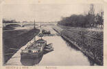 Mülheim Ansichtskarte / Postkarte / Schifffahrt / Mülheim a. d. Ruhr / Ruhrbrücke -