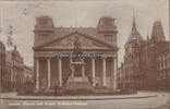 Aachen Ansichtskarte / Postkarte / Aachen, Theater mit Kaiser Wilhelm - Denkmal -