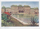 Wien / Österreich Ansichtskarte / Postkarte / Wien, Schloß Belvedere -