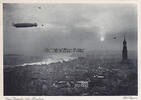 Deutsches Reich Ansichtskarte / Postkarte / Graf Zeppelin über Hamburg. -