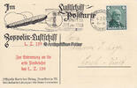 Drittes Reich / Kappeln / Schleswig Ansichtskarte / Postkarte / Zeppelin-Luftschiff L. Z. 129 / Zur Erinnerung.... -