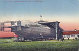 Friedrichshafen Ansichtskarte / Postkarte / Friedrichshafen Zeppelins Luftschiff, Ausfahrt... -