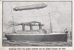 Hamburg Ansichtskarte / Postkarte / Zeppelin / Hamburgs Stolz: Das größte Luftschiff... -