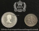 St. Helena / Großbritannien 2 x 25 Pence 25. Jubiläum von Königin Elisabeth II. / The Queen's Silver Jubilee -