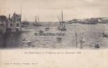 Ansichtskarte / Postkarte / Das Hochwasser in Flensburg am 31. Dezember 1904 2-3