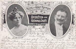 Deutsches Reich Ansichtskarte / Postkarte / Helene und Oskar Herrmann / Operetten - und.... -