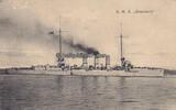 Deutsches Reich 1916 Ansichtskarte / Postkarte / S. M. S. Graudenz / Mit Marine-Schiffspoststempel 2-3