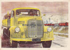 Bundesrepublik Deutschland Ansichtskarte / Postkarte / Künstlerkarte / Mercedes-Benz Typ L 3500 -