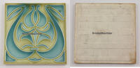 Deutsches Reich / Bremen / Grohn Jugendstil Fliese / NSTG - Aktiengesellschaft Norddeutsche Steingutfabrik in... -