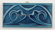 Mettlach / Saar Jugendstil Fliese / Halbfliese / Bordüre / Villeroy & Boch, Keramische Werke A G -