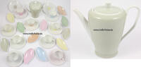 Bundesrepublik Deutschland Porzellan Mokka-Espresso Service / Rosenthal Bettina Pastell / Nr. 3256 -