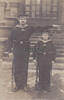 Deutsches Reich Fotokarte / Der Größte und Kleinste im Regiment -