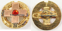 Bundesrepublik Deutschland Deutsches Rotes Kreuz (DRK) / Blutspender-Ehrennadel in 585er Gold -