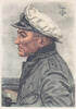Drittes Reich Ansichtskarte / Postkarte / Künstlerkarte / W. Willrich / Unsere U=Boot=Waffe -